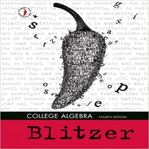 Solution Manual for College Algebra 4th Edition by Robert F. Blitzer ISBN 0132191415 9780132191418