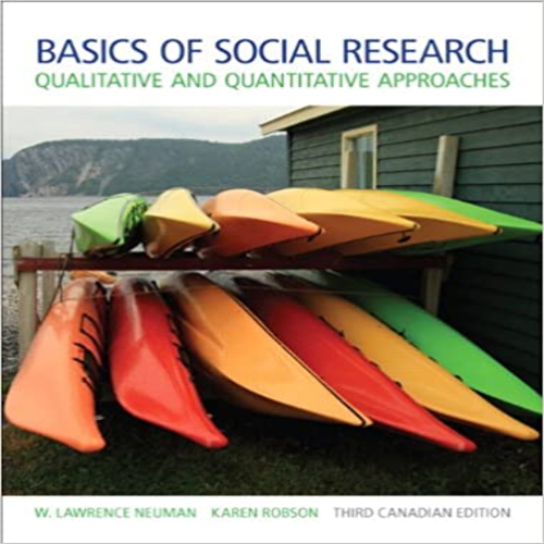 Test Bank for Basics of Social Research Canadian 3rd Edition by Neuman ISBN 0205927904 9780205927906 