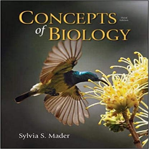 Test Bank for Concepts of Biology 3rd Edition by Mader ISBN 0073525537 9780073525532