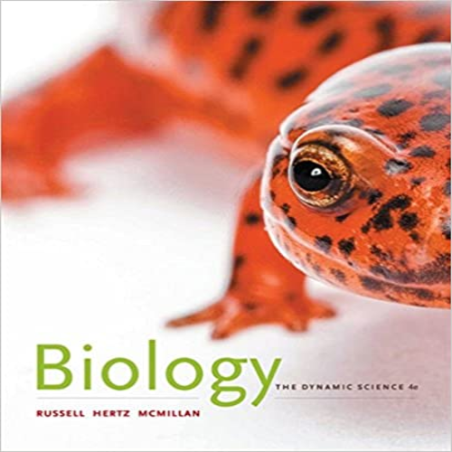 Solution Manual for Biology The Dynamic Science 4th Edition by Russell Hertz McMillan ISBN 9781305389892