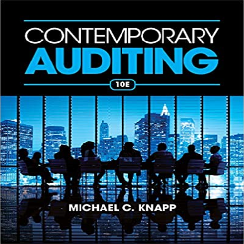 Solution Manual for Contemporary Auditing 10th Edition by Knapp ISBN 9781285066608