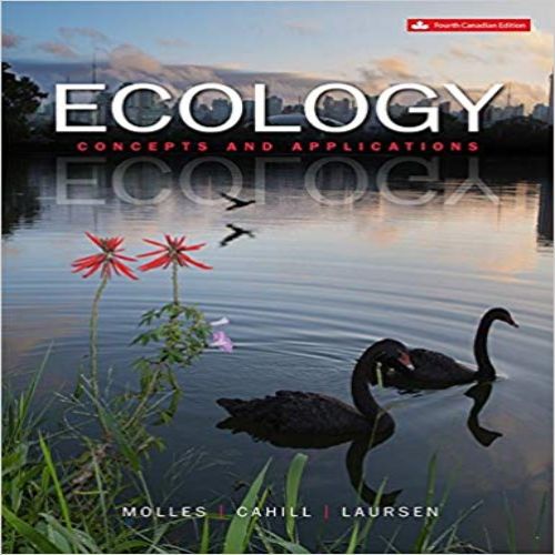 Solution Manual for Ecology Canadian 4th Edition by Molles Cahill Laursen ISBN 1259362191 9781259362194