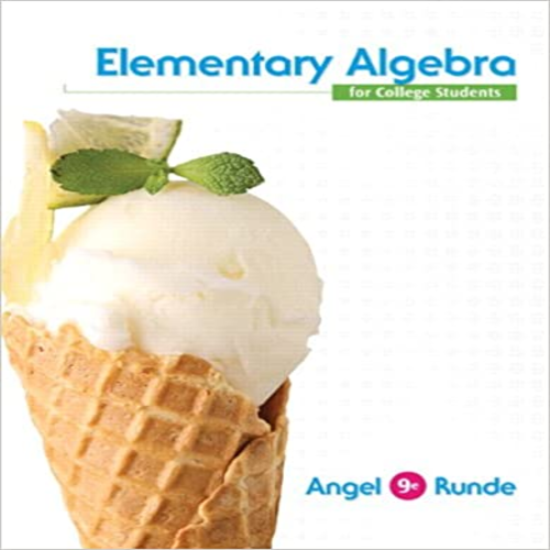 Solution Manual for Elementary Algebra For College Students 9th Edition by Ange Runde Gilligan and Semmler ISBN 0321868064 9780321868060