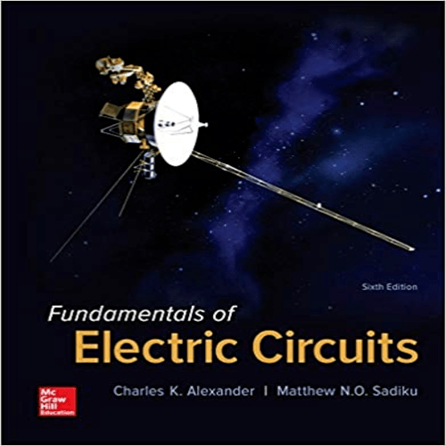 Solution Manual for Fundamentals of Electric Circuits 6th Edition by Alexander Sadiku ISBN 0078028221 9780078028229