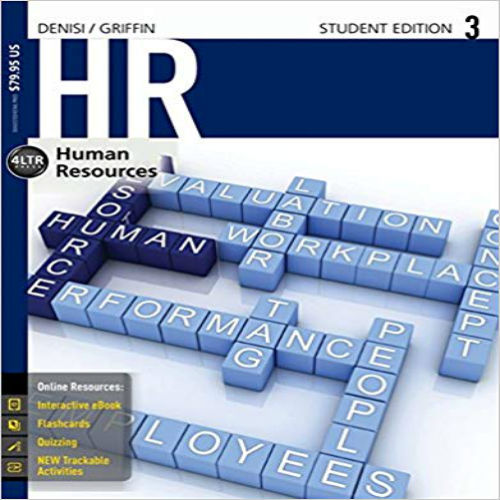 Solution Manual for HR 3 3rd Edition DeNisi and Griffin 1285867572 9781285867571