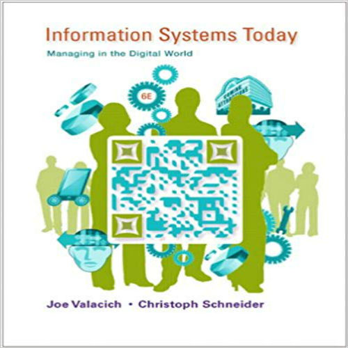 Solution Manual for Information Systems Today Managing in the Digital World 6th Edition Valacich Schneider 0132971216 9780132971218