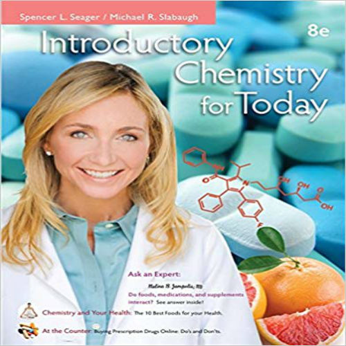 Solution Manual for Introductory Chemistry for Today 8th Edition Seager Slabaugh 1133605133 9781133605133