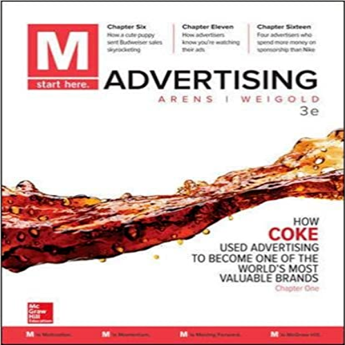 Solution Manual for M Advertising 3rd Edition Arens Schaefer Weigold 1259815943 9781259815942