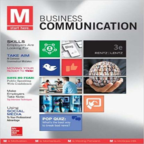 Solution Manual for M Business Communication 3rd Edition Rentz Lentz 0073403229 9780073403229