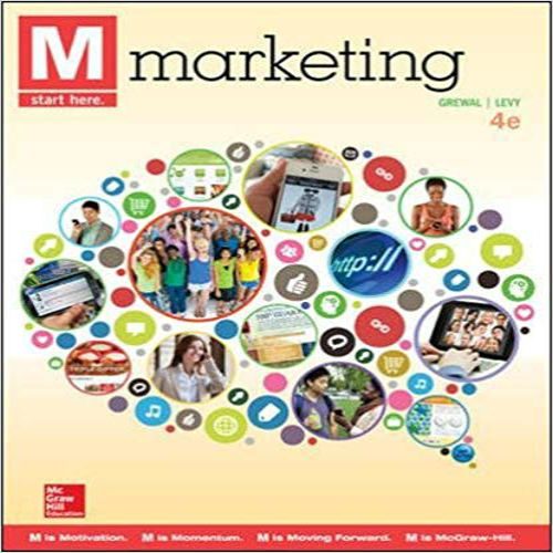 Solution Manual for M Marketing 4th Edition Grewal Levy 0077861027 9780077861025