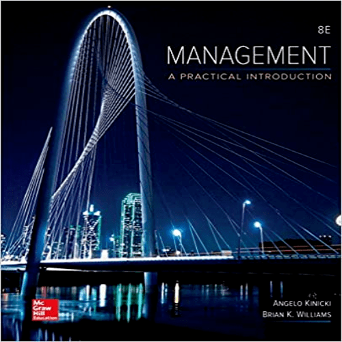 Solution Manual for Management 8th Edition Kinicki Williams 1259732657 9781259732652