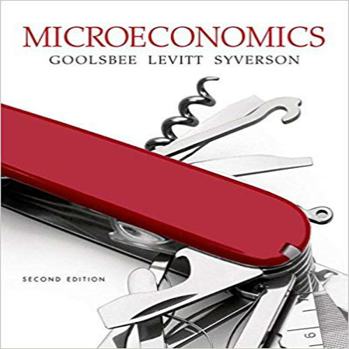 Solution Manual for Microeconomics 2nd Edition Goolsbee Levitt Syverson 1464187029 9781464187025