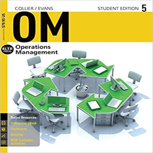Solution Manual for OM 5 5th Edition Collier Evans 1285451376 9781285451374