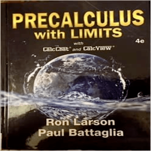 Solution Manual for Precalculus with Limits 4th Edition Larson Battaglia 1337271055 9781337271059