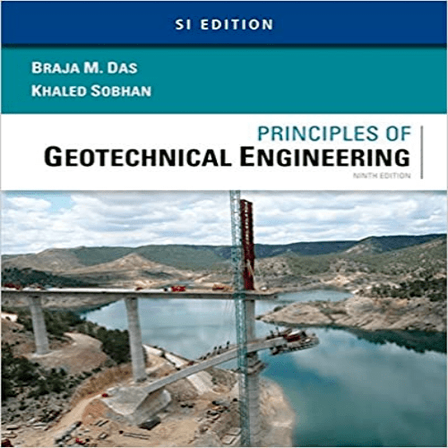  Solution Manual for Principles of Geotechnical Engineering 9th Edition Das Sobhan 1305970950 9781305970953