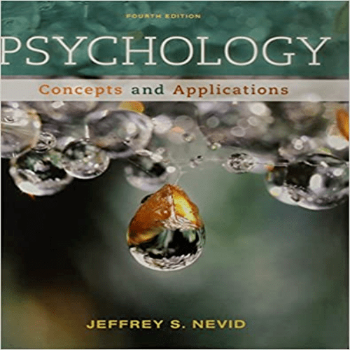 Solution Manual for Psychology Concepts and Applications 4th Edition Nevid 1111835497 9781111835491