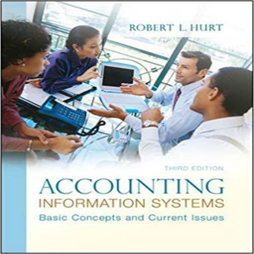 Test Bank for Accounting Information Systems Basic Concepts and Current Issues 3rd Edition Hurt 0078025338 9780078025334 