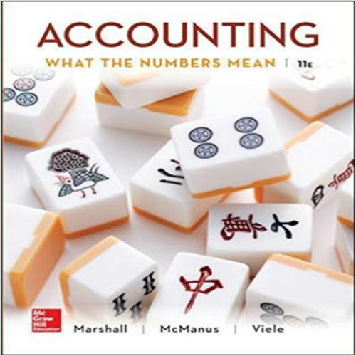 Test Bank for Accounting What the Numbers Mean 11th Edition Marshall McManus Viele 1259535312 9781259535314