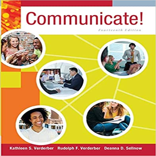 Test Bank for Communicate 14th Edition by Verderber Sellnow ISBN 0840028164 9780840028167