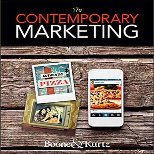 Test Bank for Contemporary Marketing 17th Edition Boone Kurtz ISBN 1305075366 9781305075368