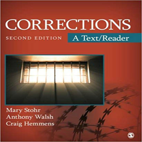 Test Bank for Corrections 2nd Edition by Stohr ISBN 1412997178 9781412997171