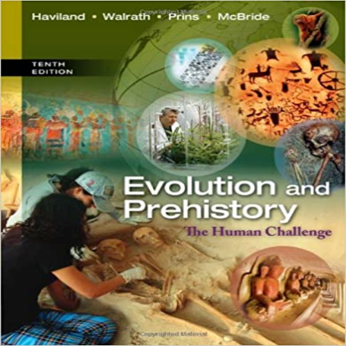 Test Bank for Evolution and Prehistory The Human Challenge 10th Edition by Haviland Walrath Prins McBride ISBN 1285061411 9781285061412