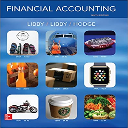 Test Bank for Financial Accounting 9th Edition by Libby ISBN 1259222136 9781259222139