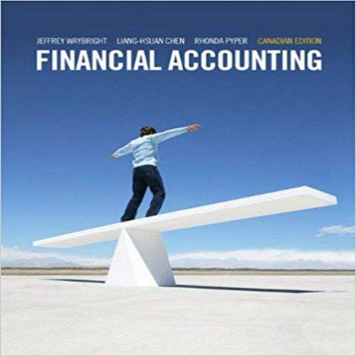 Test Bank for Financial Accounting First Canadian Edition Canadian 1st Edition by Waybright ISBN 0132889714 9780132889711
