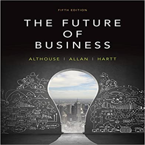 Test Bank for Future of Business Canadian 5th Edition by Althouse ISBN 017657025X 9780176570255