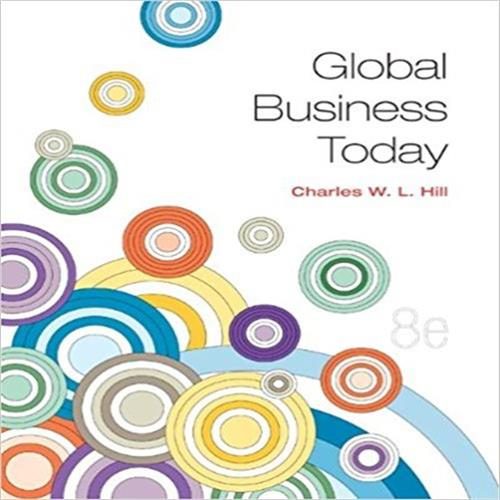 Test Bank for Global Business Today 8th Edition by Hill ISBN 0078112621 9780078112621