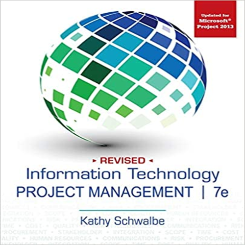 Test Bank for Information Technology Project Management 7th Edition Kathy Schwalbe 1285847091 9781285847092