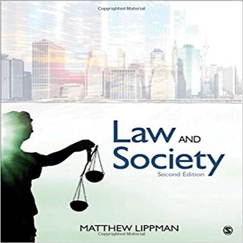 Test Bank for Law and Society 2nd Edition Lippman 1506362273 9781506362274