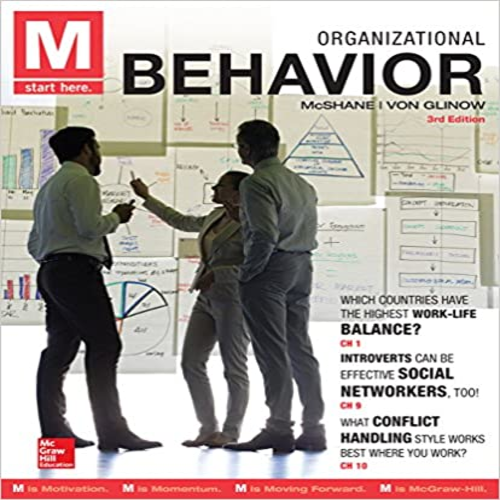 Test Bank for M Organizational Behavior 3rd Edition McShane Glinow 0077720601 9780077720605