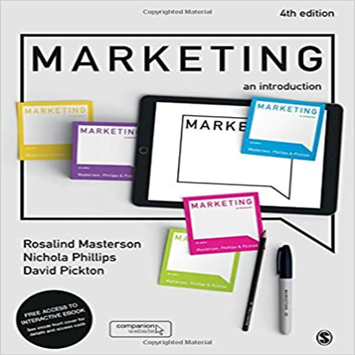 Test Bank for Marketing An Introduction 4th Edition Masterson Phillips Pickton 1473975840 9781473975842