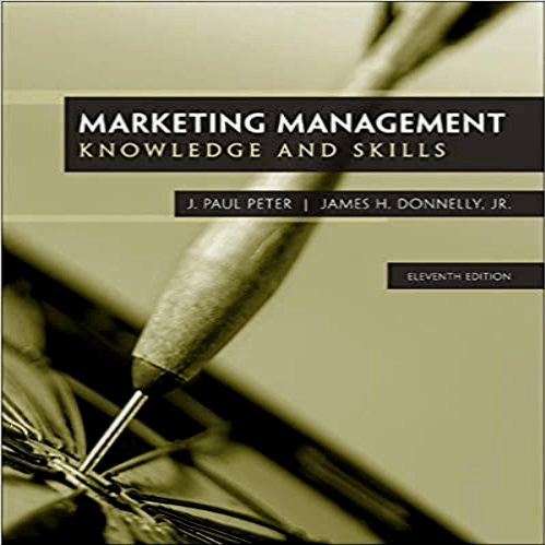 Test Bank for Marketing Management 11th Edition Peter Donnelly 0077861051 9780077861056