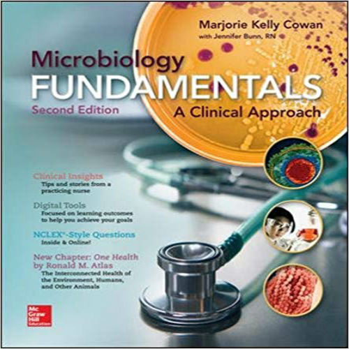 Test Bank for Microbiology Fundamentals A Clinical Approach 2nd Edition Cowan Bunn 0078021049 9780078021046