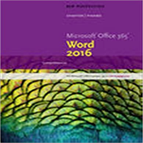 Test Bank for New Perspectives Microsoft Office 365 and Word 2016 Comprehensive 1st Edition Shaffer Pinard 1305880978 9781305880979