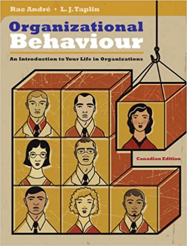 Test Bank for Organizational Behaviour An Introduction to Your Life in Organizations First Canadian Edition Canadian 1st Edition Andre Taplin 0133098478 9780133098471