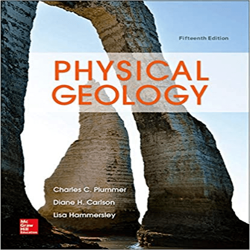 Test Bank for Physical Geology 15th Edition Plummer Carlson Hammersley 0078096103 9780078096105