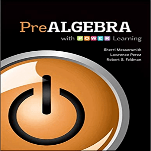 Test Bank for Prealgebra with P O W E R Learning 1st Edition Messersmith Perez Feldman 0073406252 9780073406251