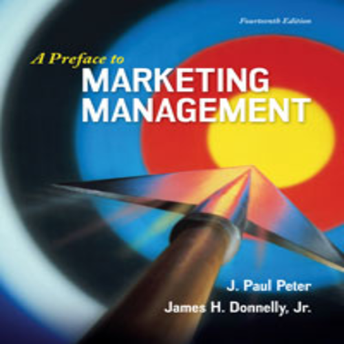 Test Bank for Preface to Marketing Management 14th Edition Peter Donnelly 9780077861063