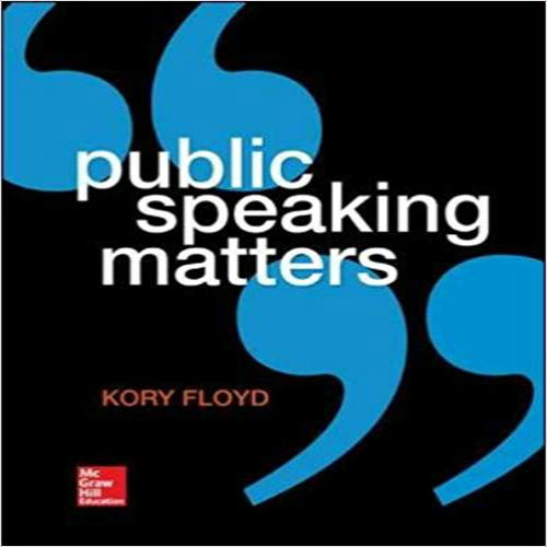 Test Bank for Public Speaking Matters 1st Edition Floyd 007352395X 9780073523958