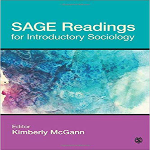  Test Bank for SAGE Readings for Introductory Sociology 1st Edition McGann 1483378691 9781483378695