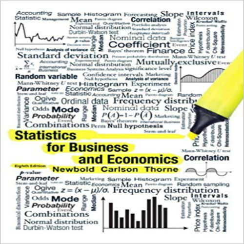 Test Bank for Statistics for Business and Economics 8th Edition Newbold Carlson Thorne 0132745658 9780132745659