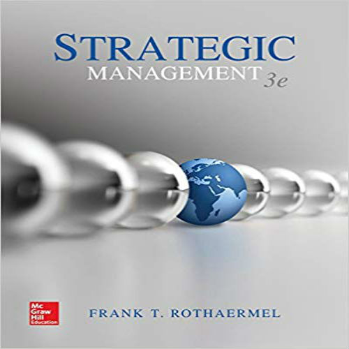 Test Bank for Strategic Management 3rd Edition Rothaermel 1259420477 9781259420474