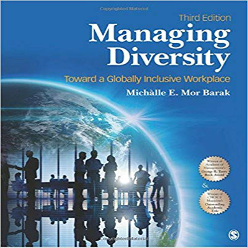 Test bank for Managing Diversity 3rd Edition Barak 1452242232 9781452242231